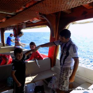 Didim Angling Trip private boat with fish finder