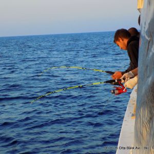 Didim Angling Trip private boat with fish finder