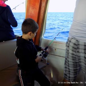 Didim Angling Trip private boat with fish finder