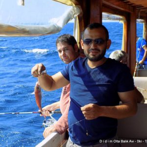 Didim Angling Trip private boat with fish finder
