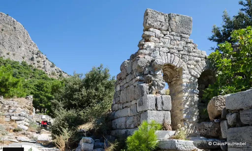 Eski Kilise kalıntıları Priene antik kenti